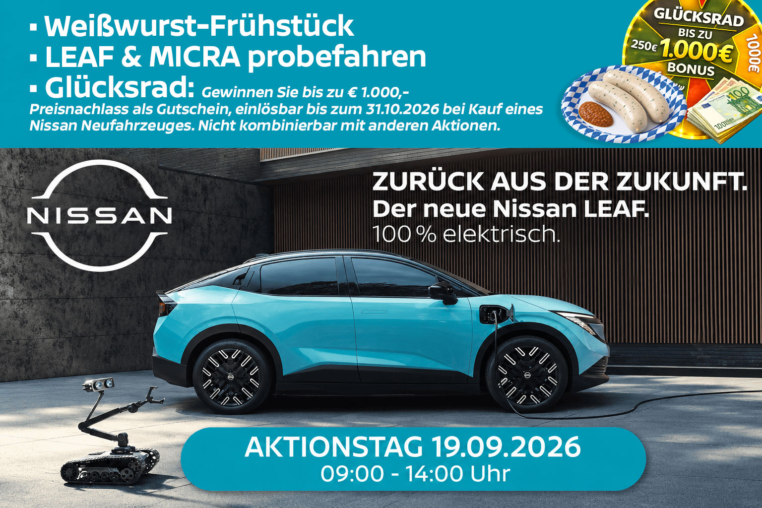 Nissan LEAF Aktionstag 2026 Tag der offenen Tür