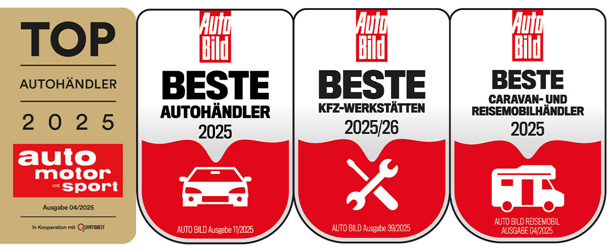 Test Beste Autohändler von Auto Bild für MGS