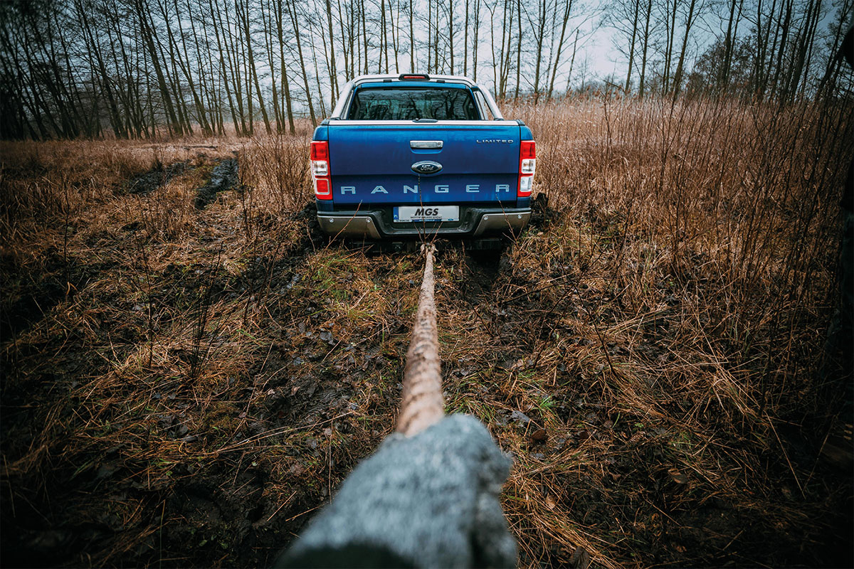 Ford Ranger in Blau