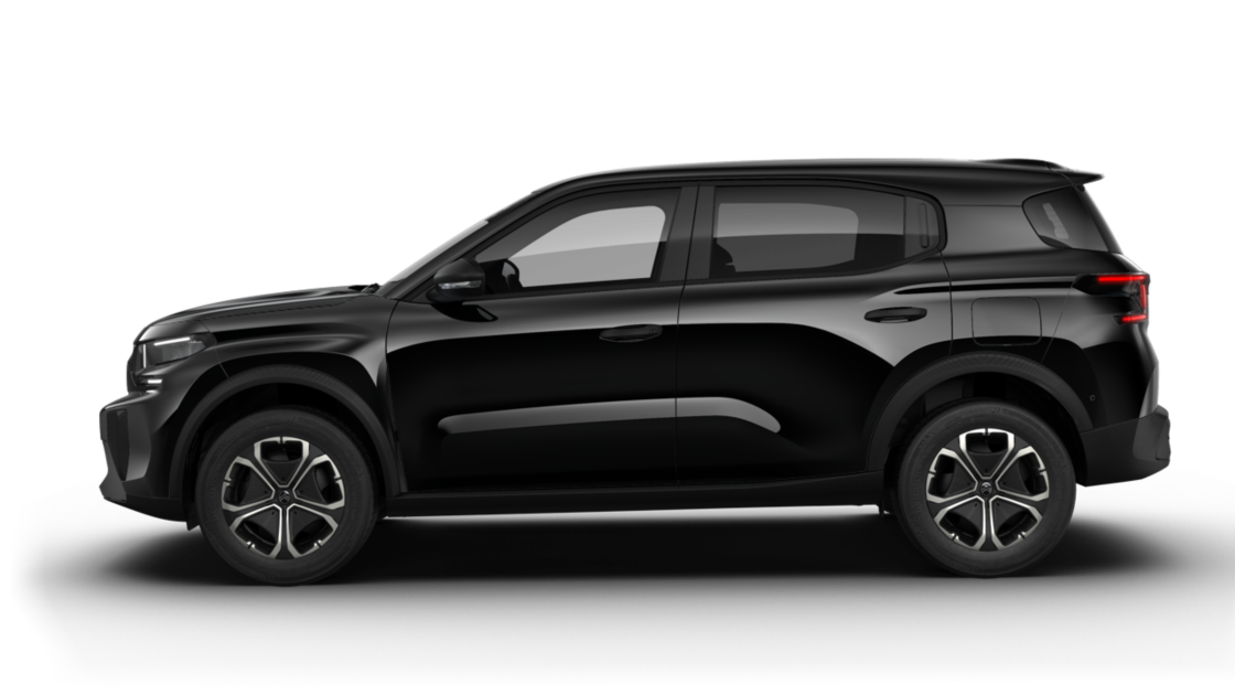 Citroën eC3 AIRCROSS YOU in Perla-Nera-Schwarz von der Seite