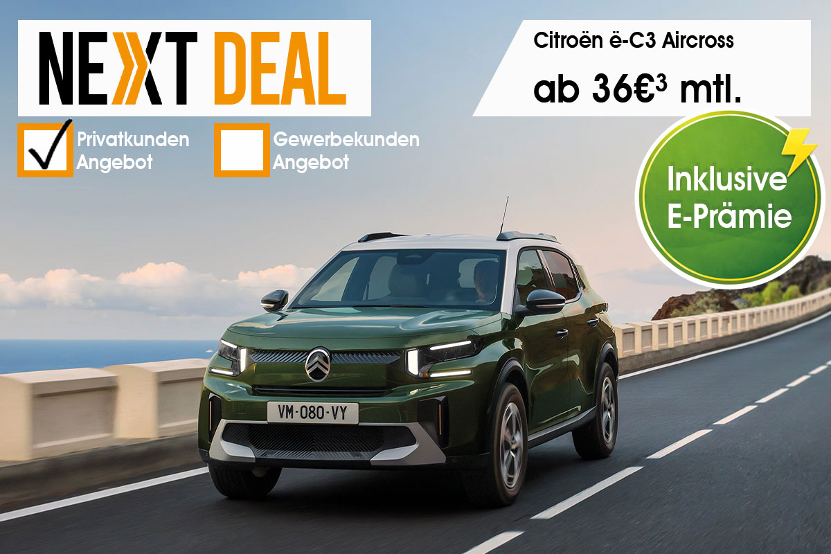 Citroën ë-C3 Aircross günstig leasen