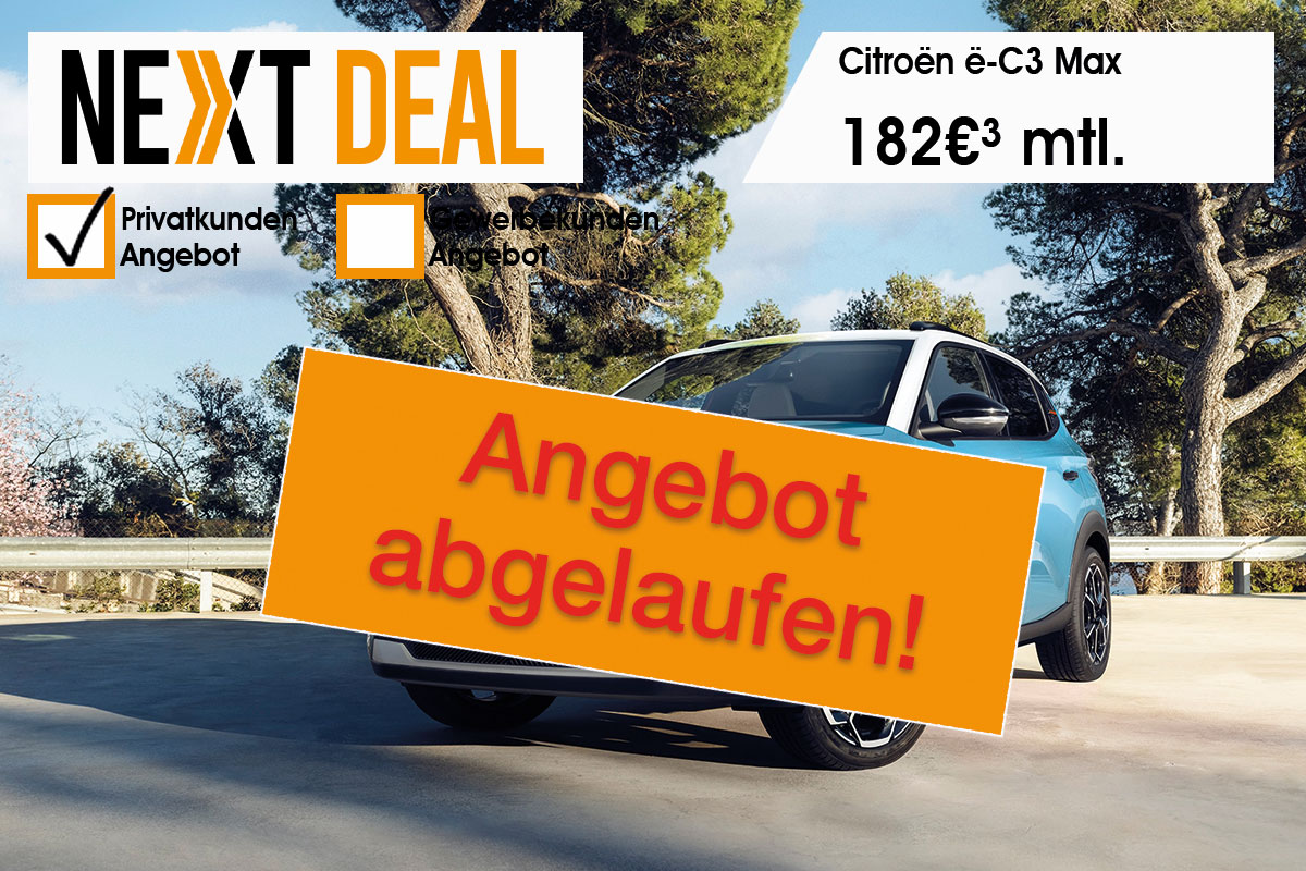 Citroën ë-C3 Max günstig leasen