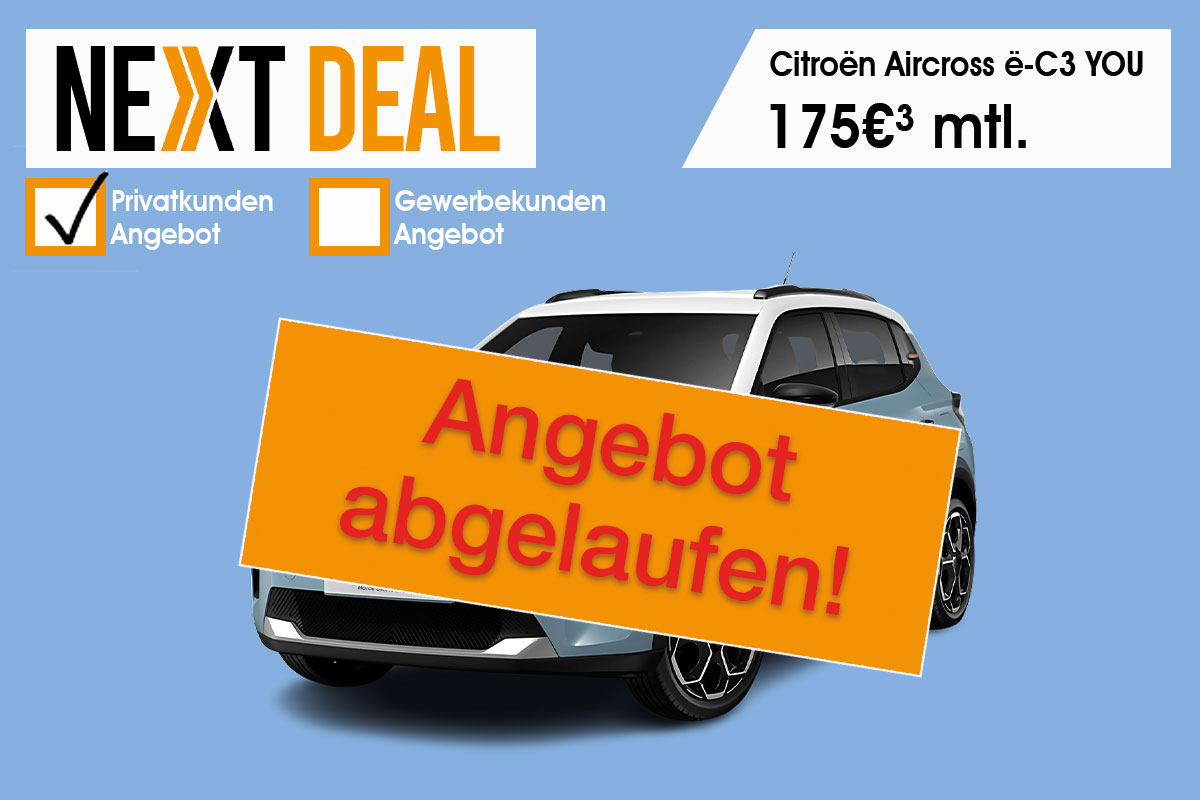 Citroën ë-C3 Aircross günstig leasen