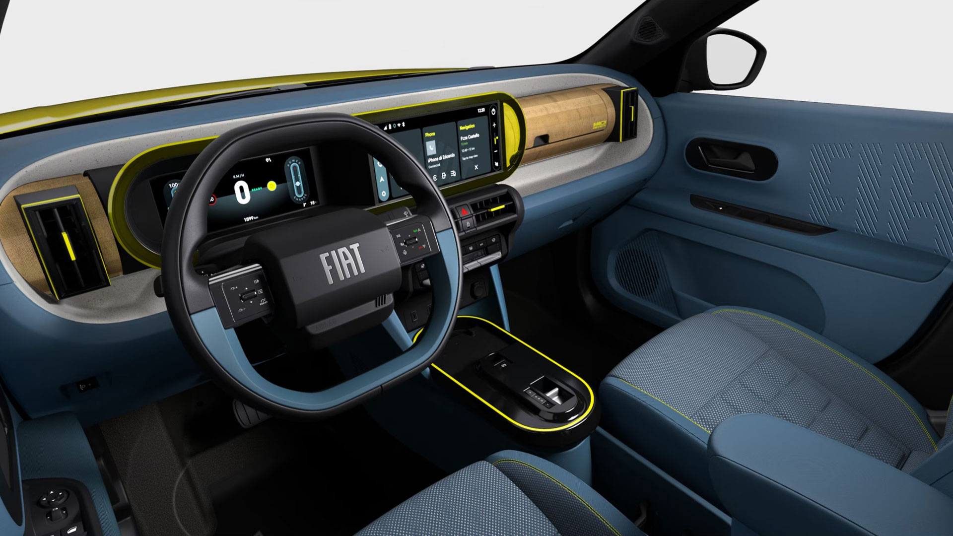 Fiat Grande Panda La Prima Elektro Interieur