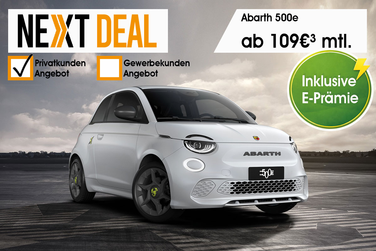 Abarth 500e günstig leasen