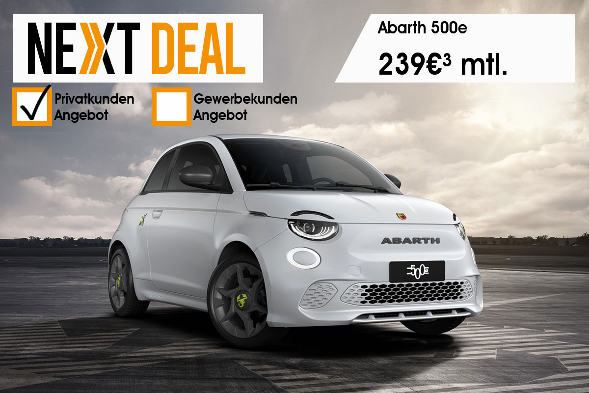 Abarth 500e günstig leasen