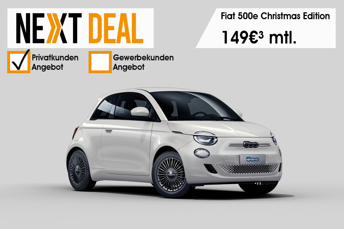 Fiat 500e Elektro günstig leasen