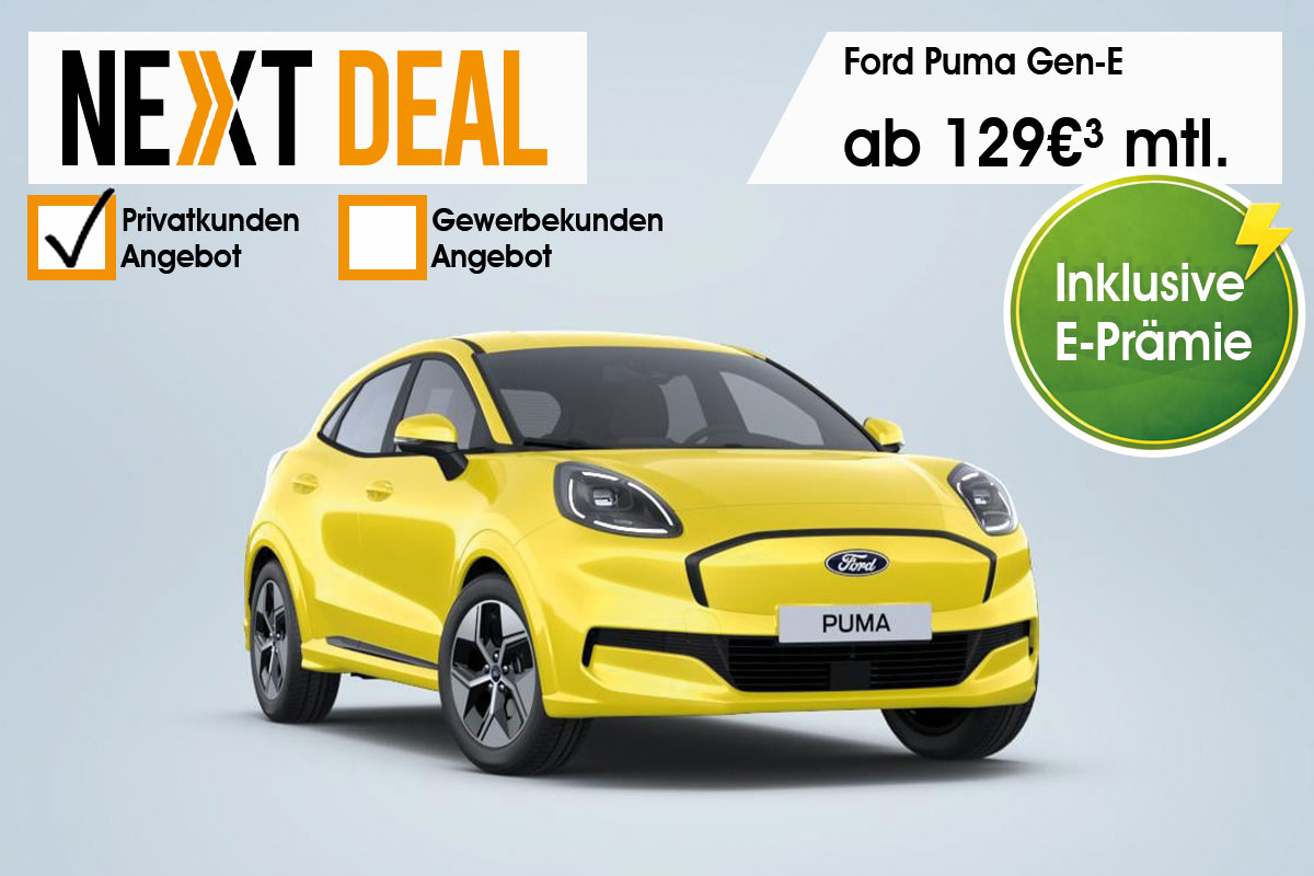 Ford Puma Gen-E günstig leasen