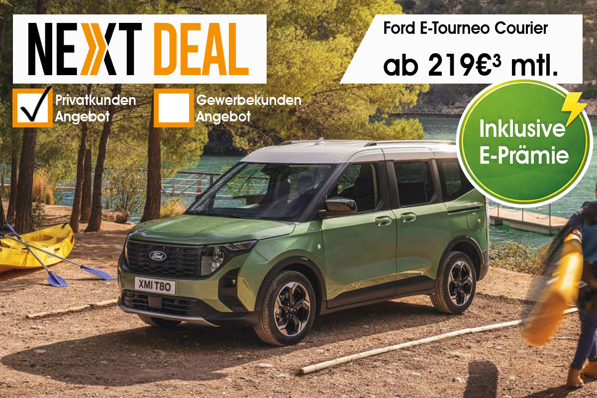 Ford Tourneo Courier Elektro günstig leasen