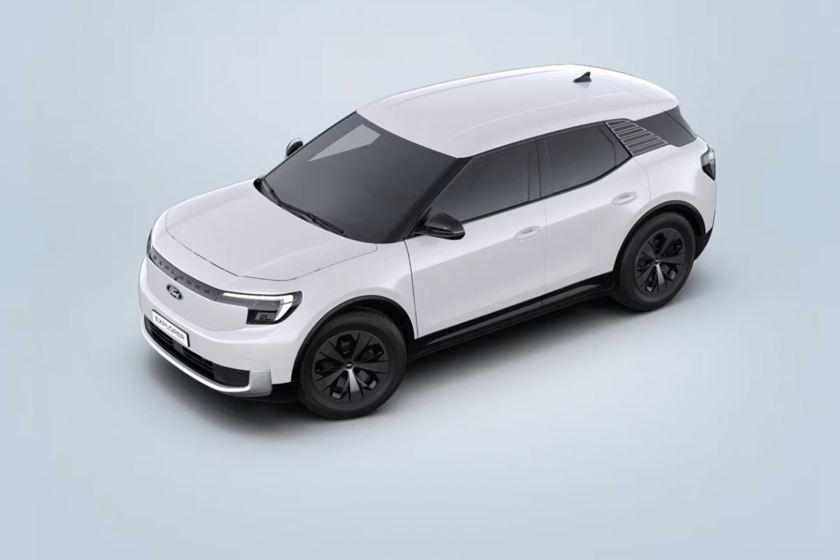 Ford Explorer Style in Weiß von oben