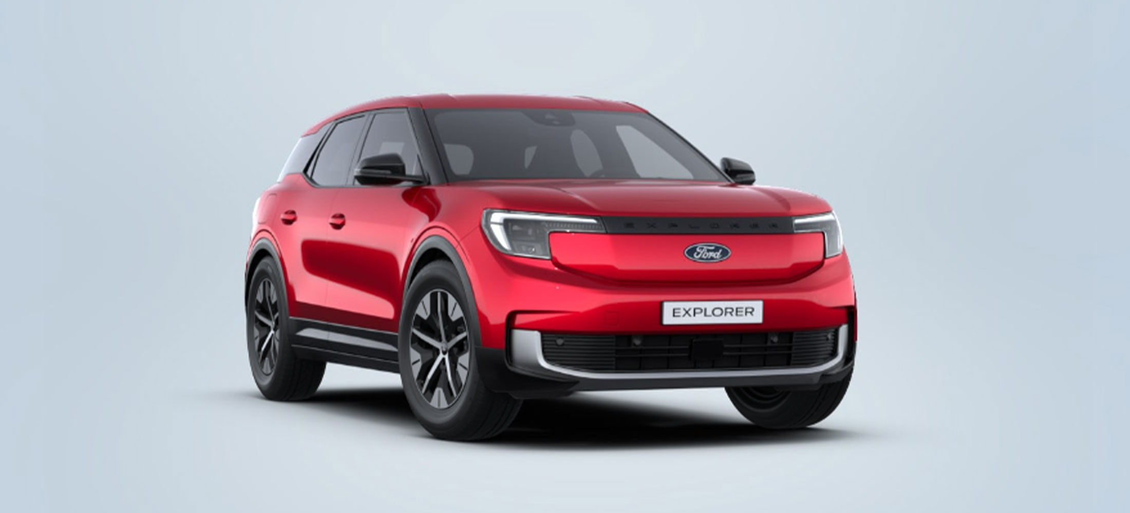 Ford Explorer in rot