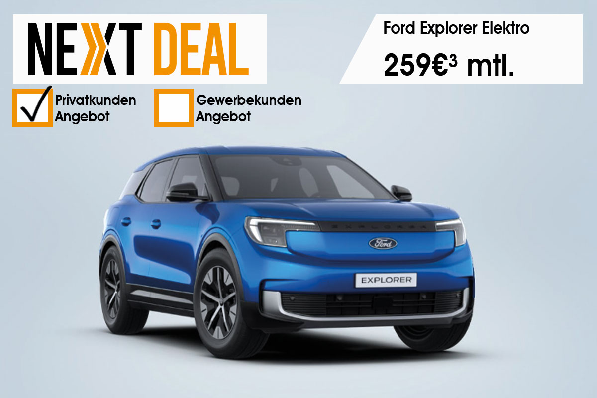 Ford Explorer Elektro günstig leasen