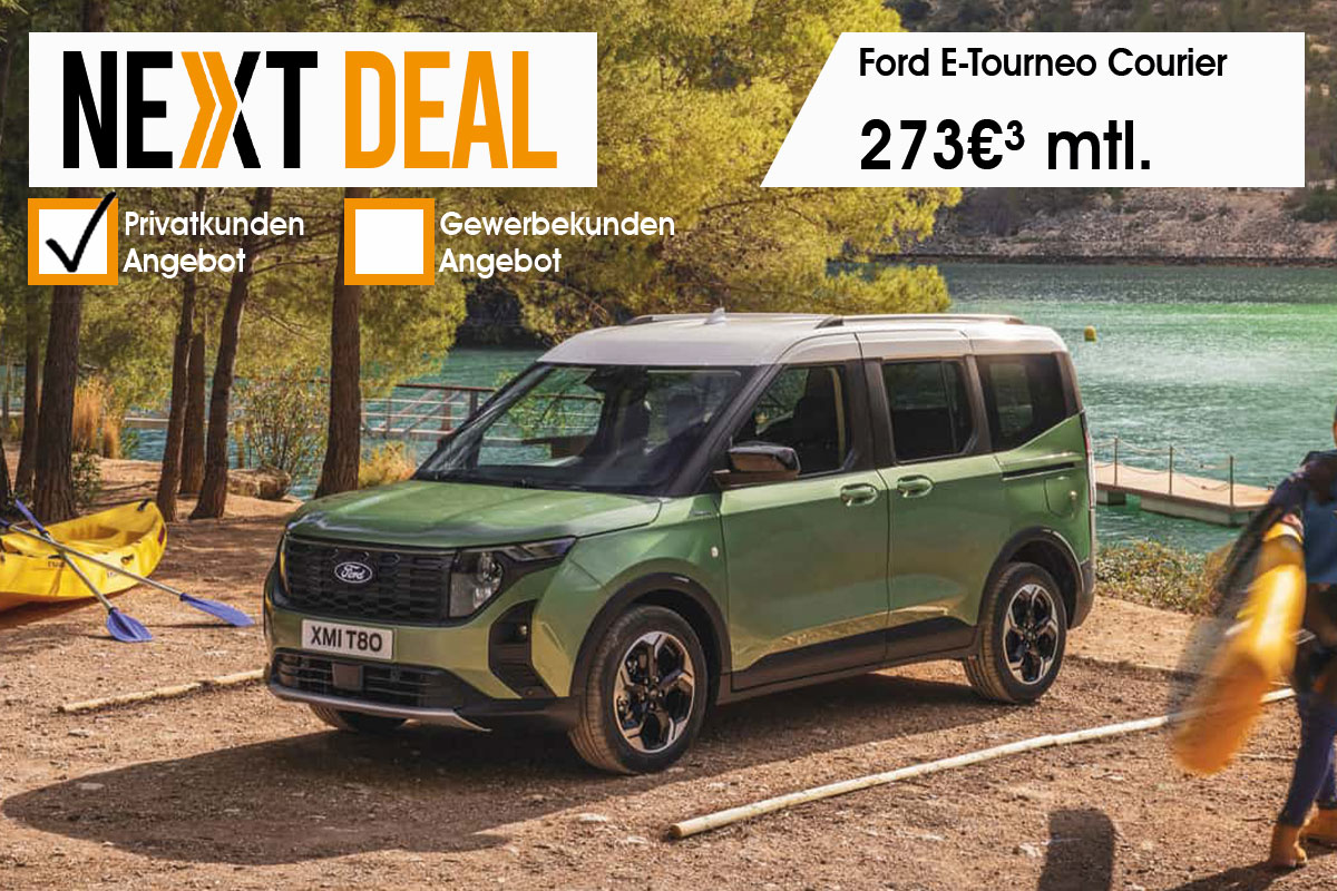 Ford Tourneo Courier Elektro günstig leasen