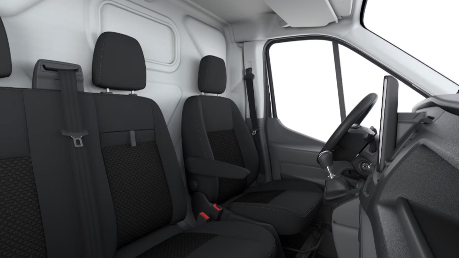 Interieur des Ford Transit Basis L2H2 Kastenwagen