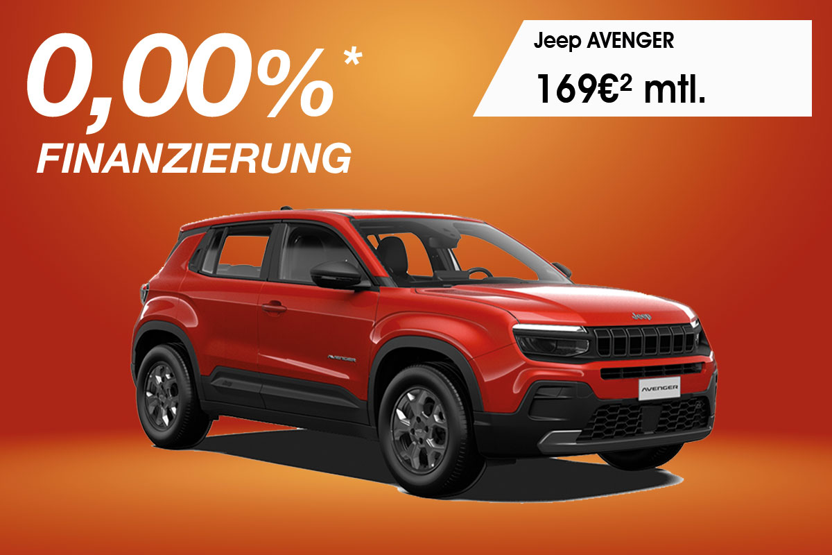 Jeep® Avenger günstig finanzieren