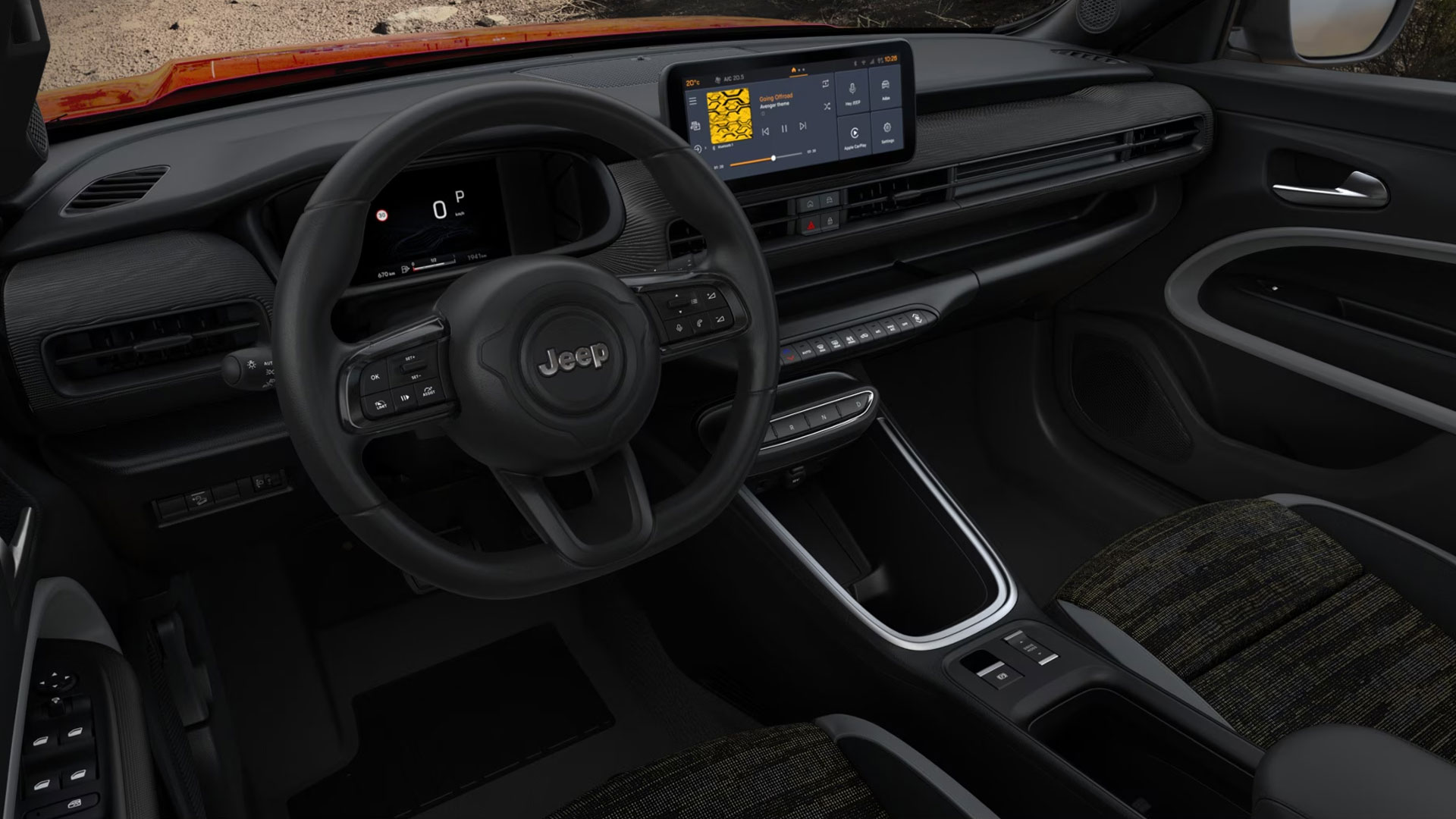 Interieur des Jeep Avengers Longitude e-Hybrid