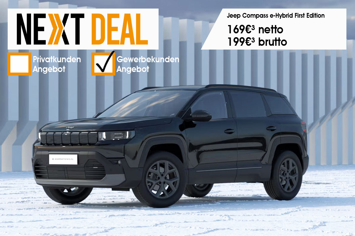 Neuer Jeep Compass günstig leasen