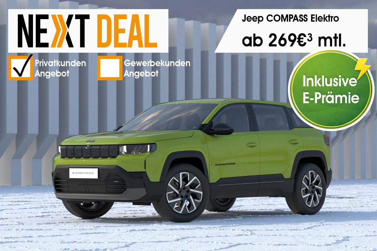 Neuer Jeep Compass günstig leasen