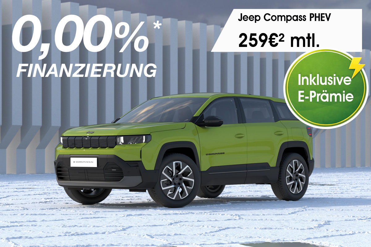 Jeep® Compass PHEV günstig finanzieren