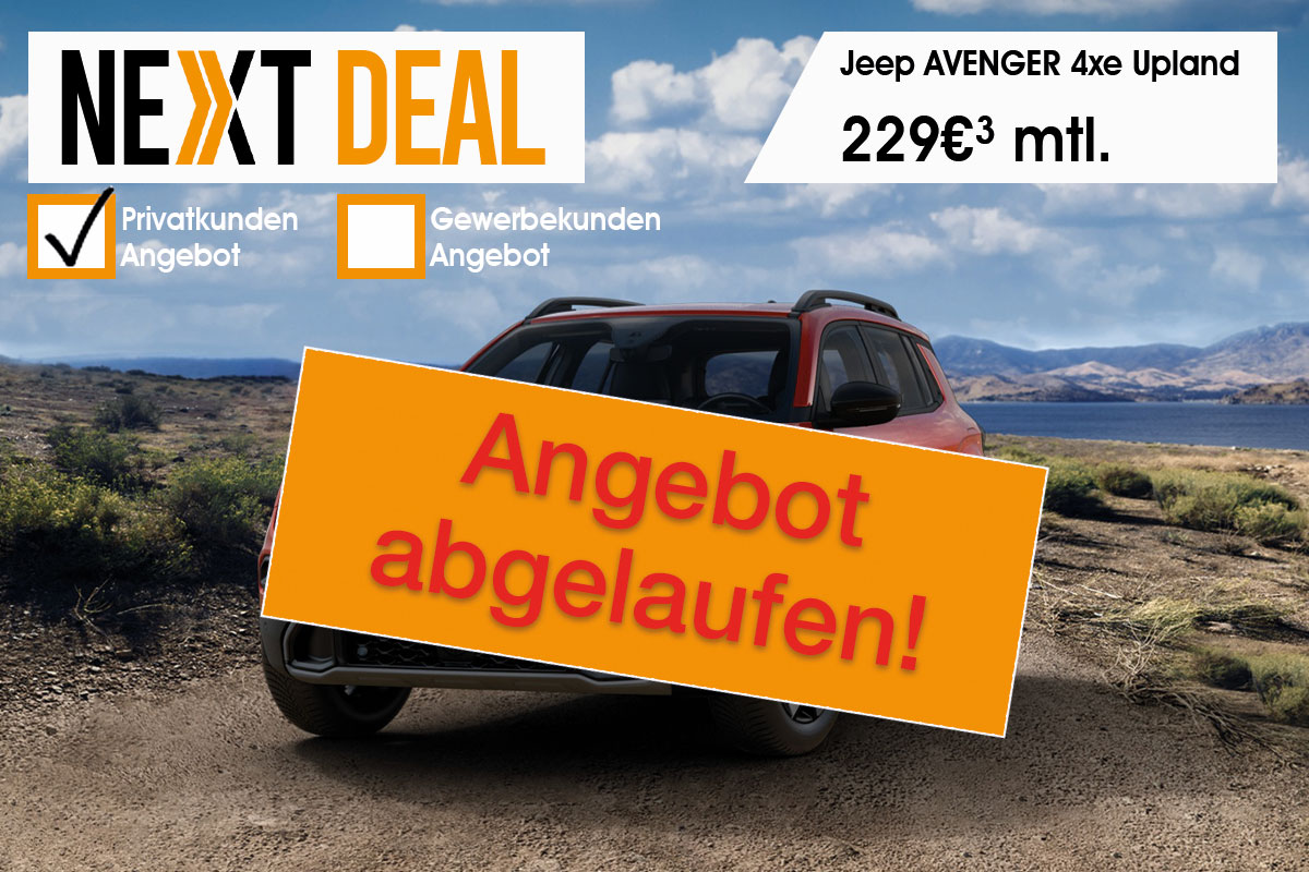 Jeep® Avenger 4xe Upland günstig leasen