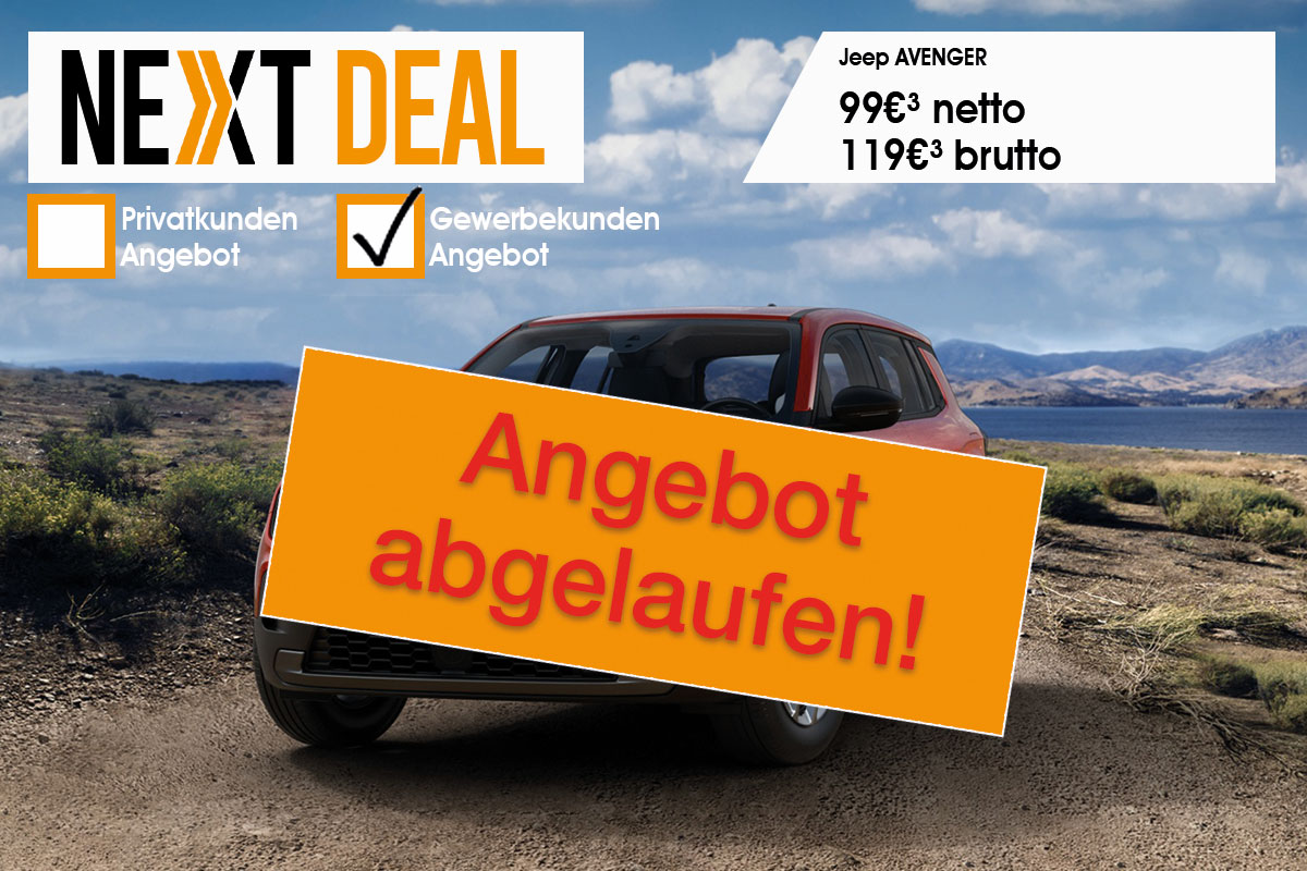 Jeep® Avenger günstig leasen