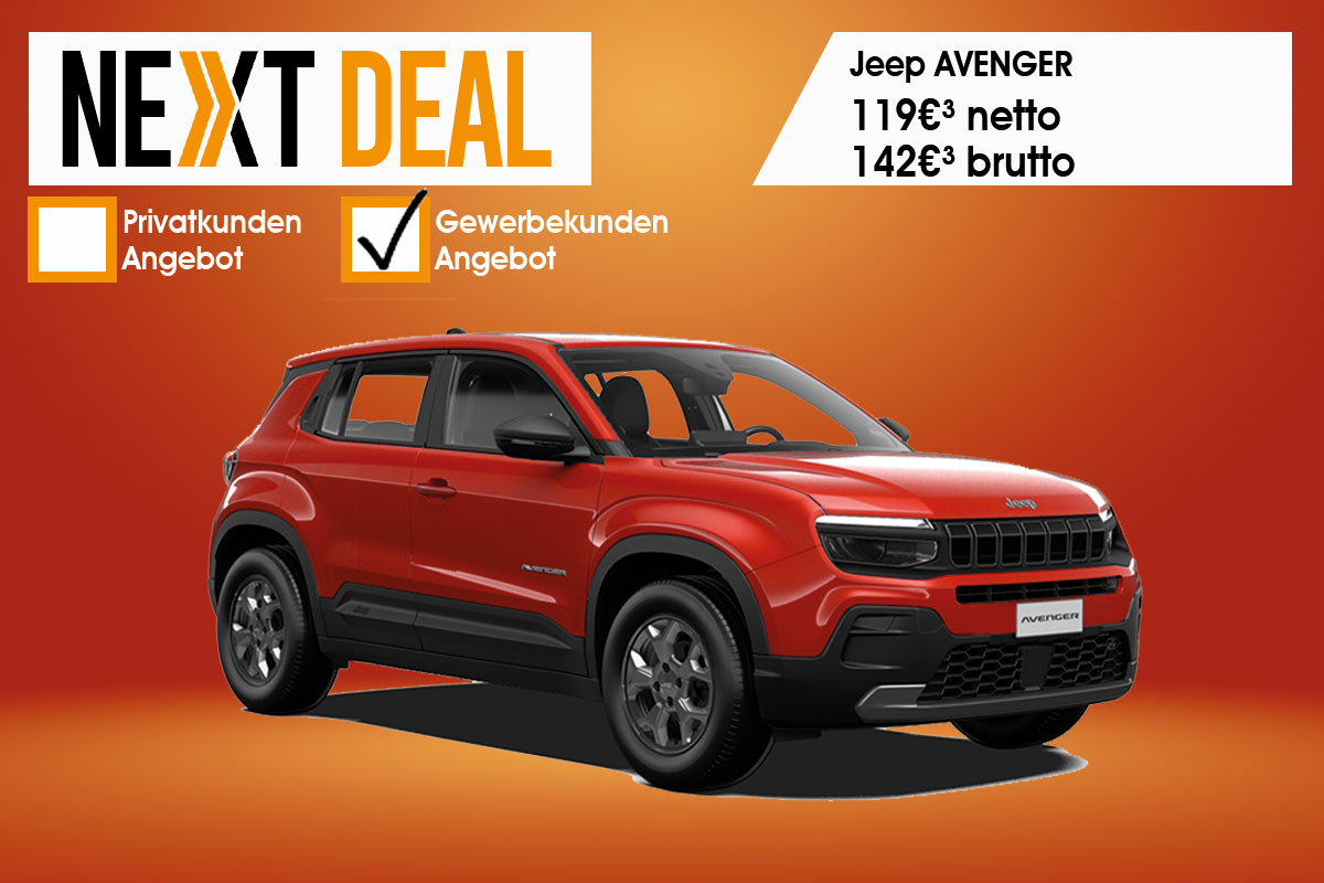 Jeep® Avenger günstig leasen