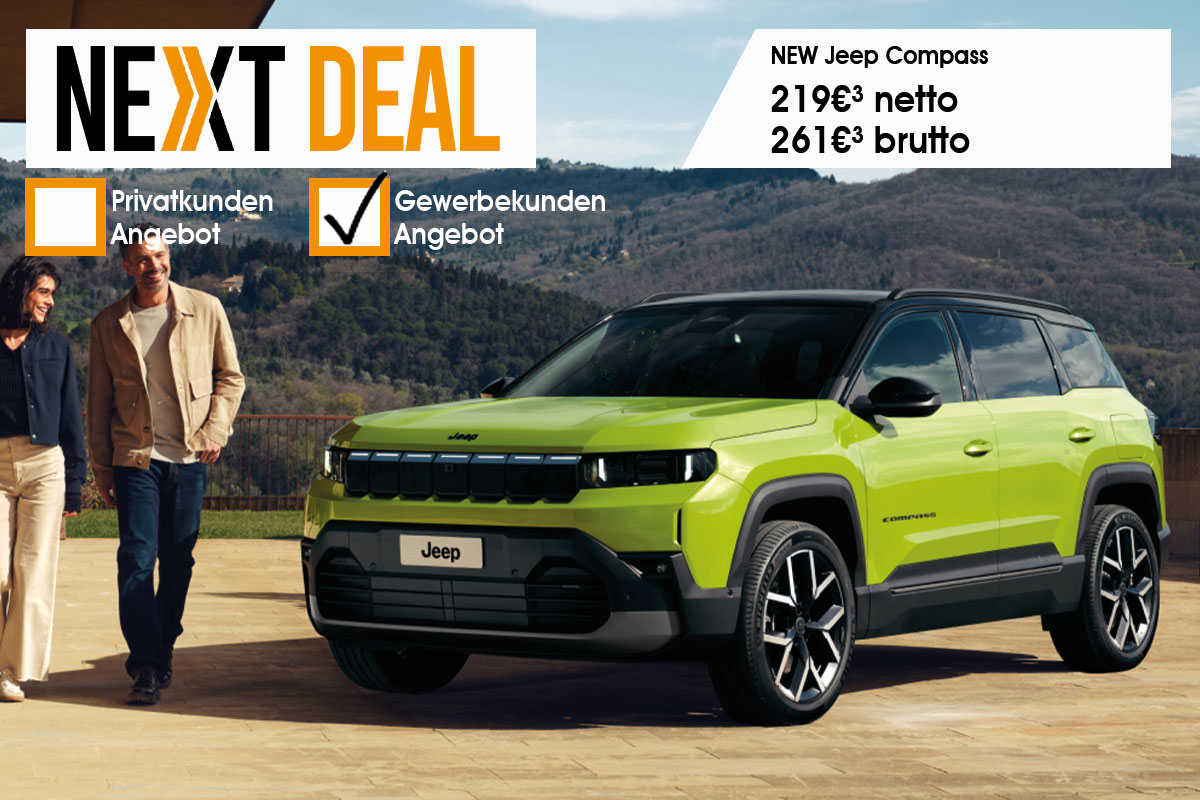 Neuer Jeep Compass günstig leasen