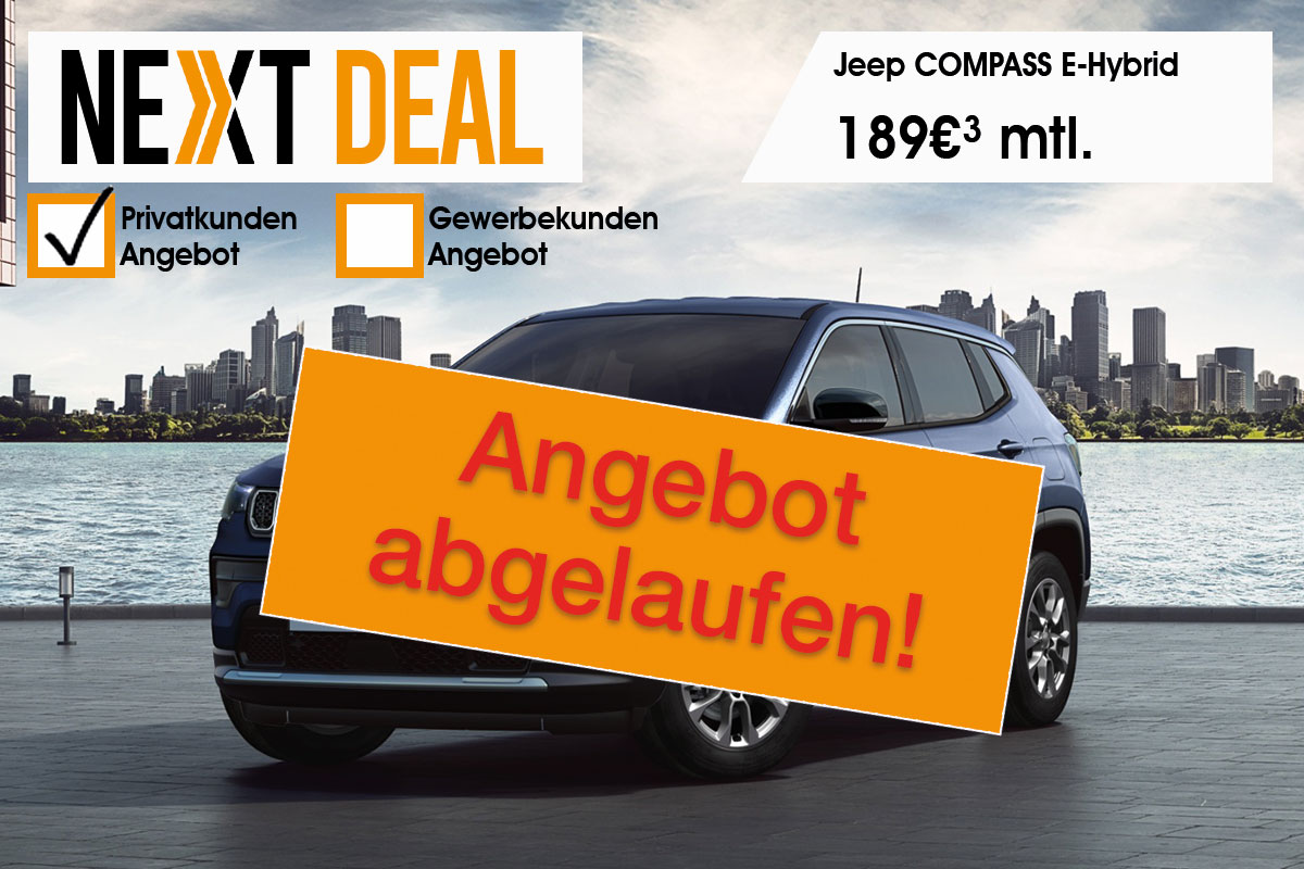 Jeep Compass e-Hybrid günstig leasen