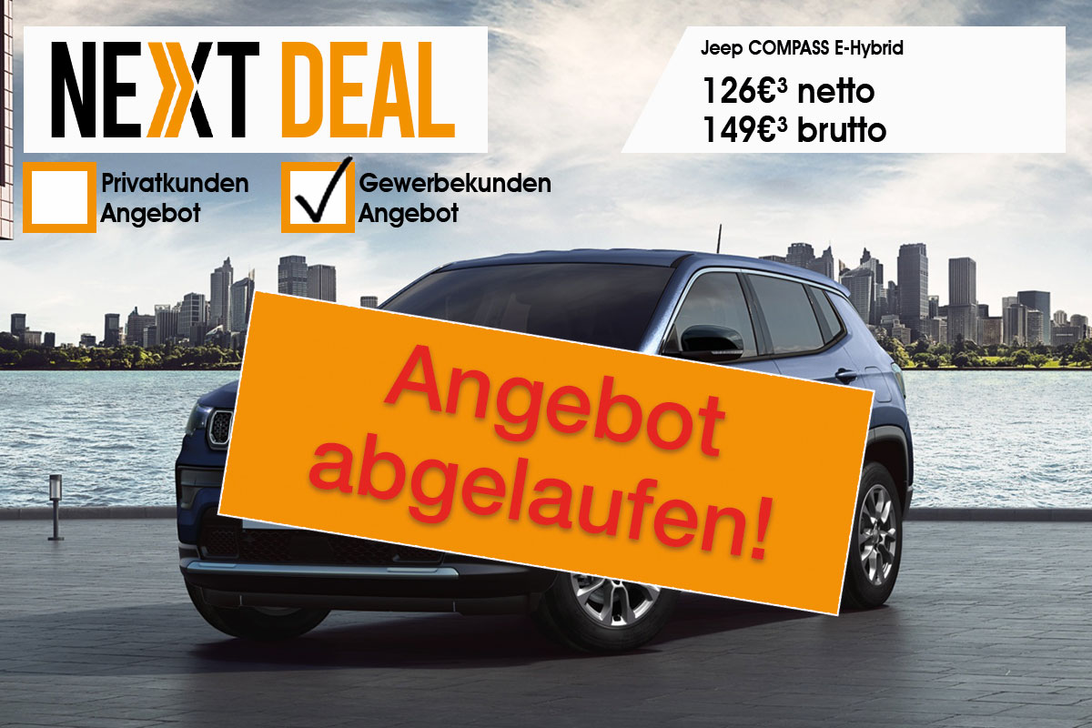 Jeep Compass e-Hybrid günstig leasen