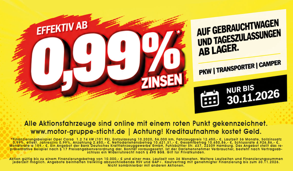 Zins-Aktion 2026