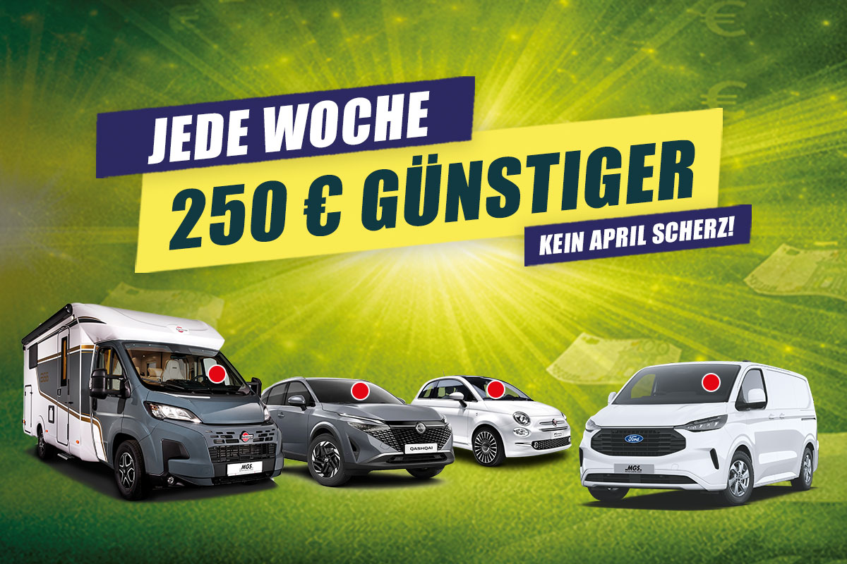 Jede Woche 250 € günstiger