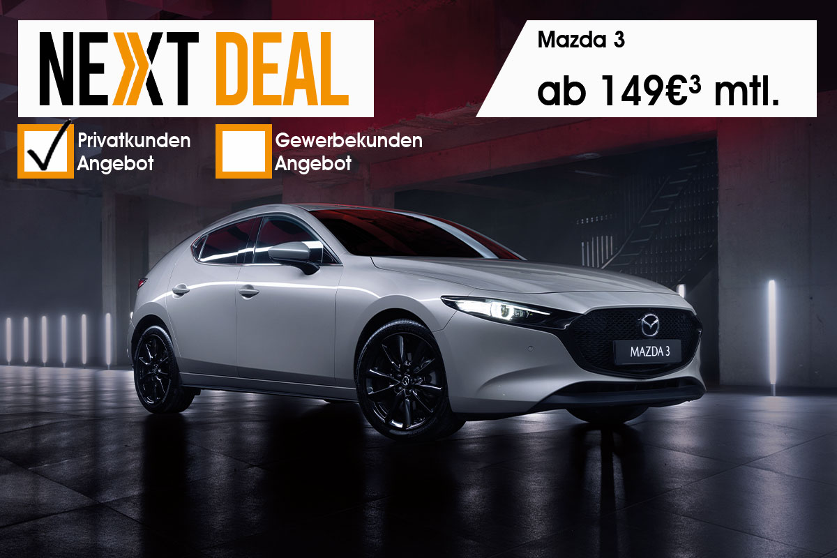 Mazda 3 günstig leasen