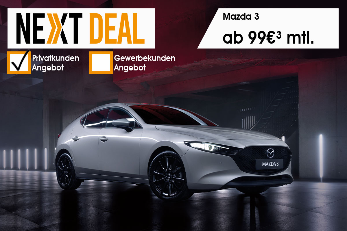 Mazda 3 günstig leasen
