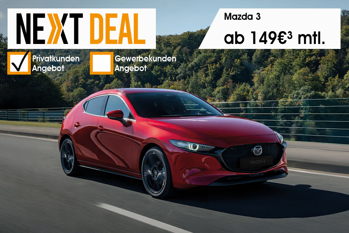 Mazda 3 günstig leasen