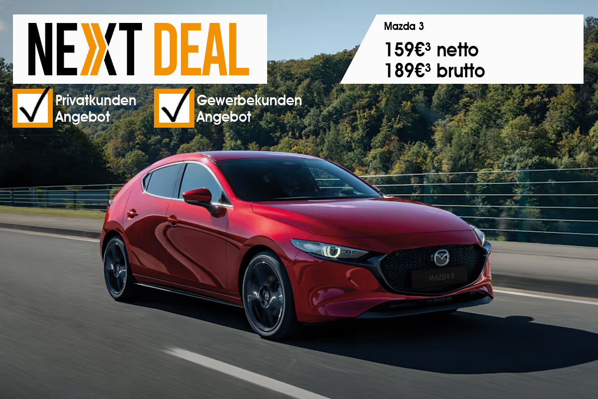 Mazda 3 günstig leasen