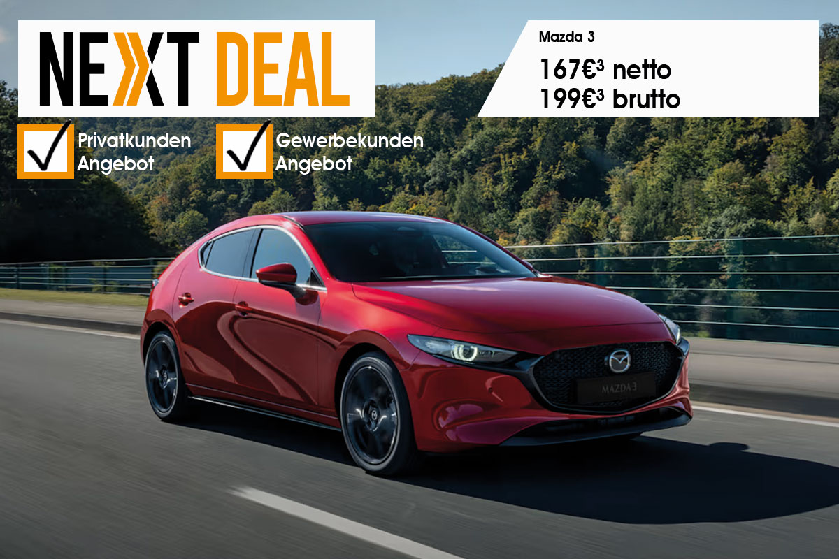 Mazda 3 günstig leasen