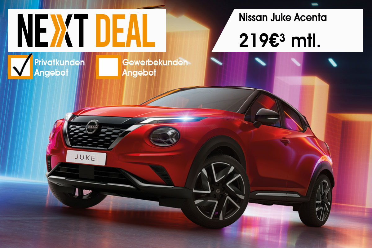 Nissan Juke Acenta günstig leasen