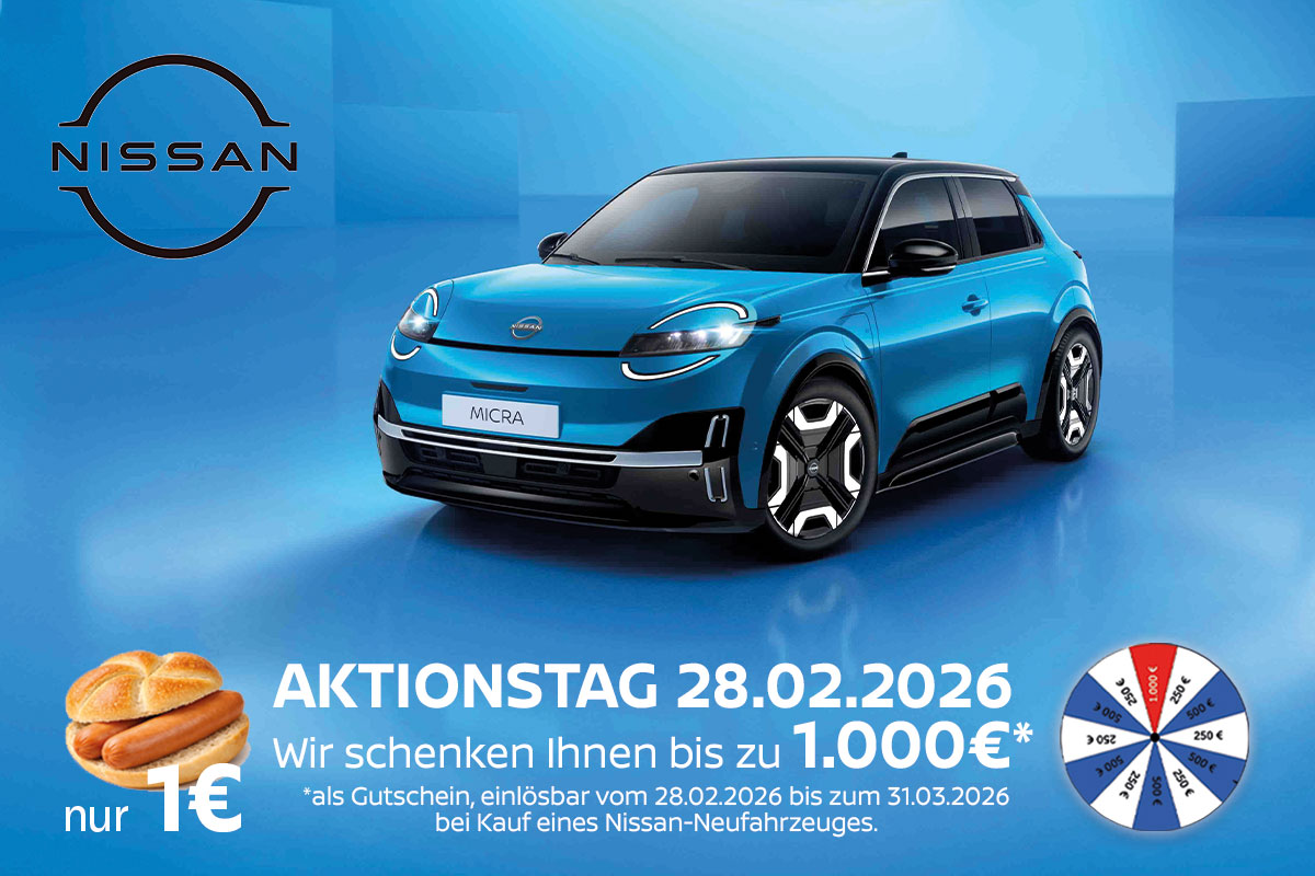 Nissan MICRA Aktionstag