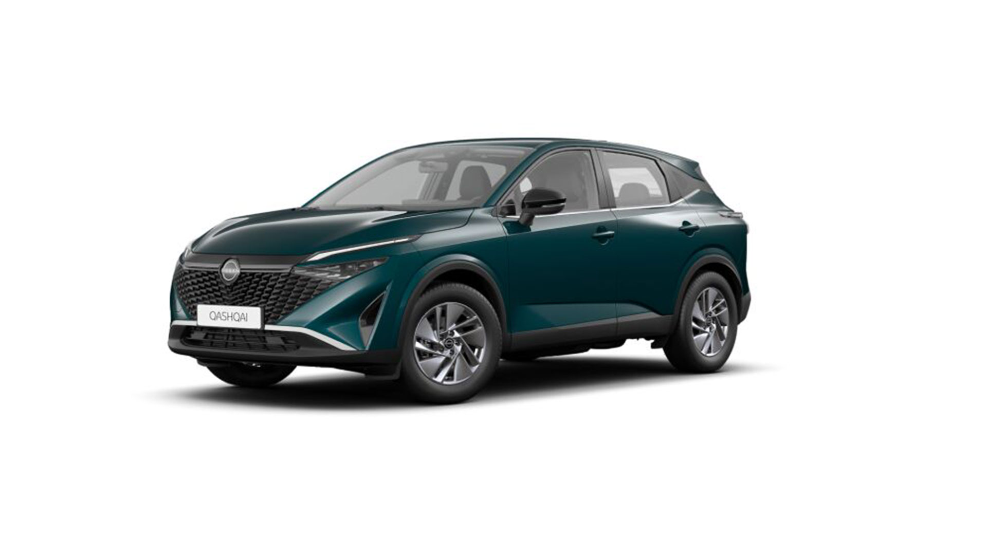Nissan Qashqai Acenta in Deep Ocean von der rechten Seite vorne
