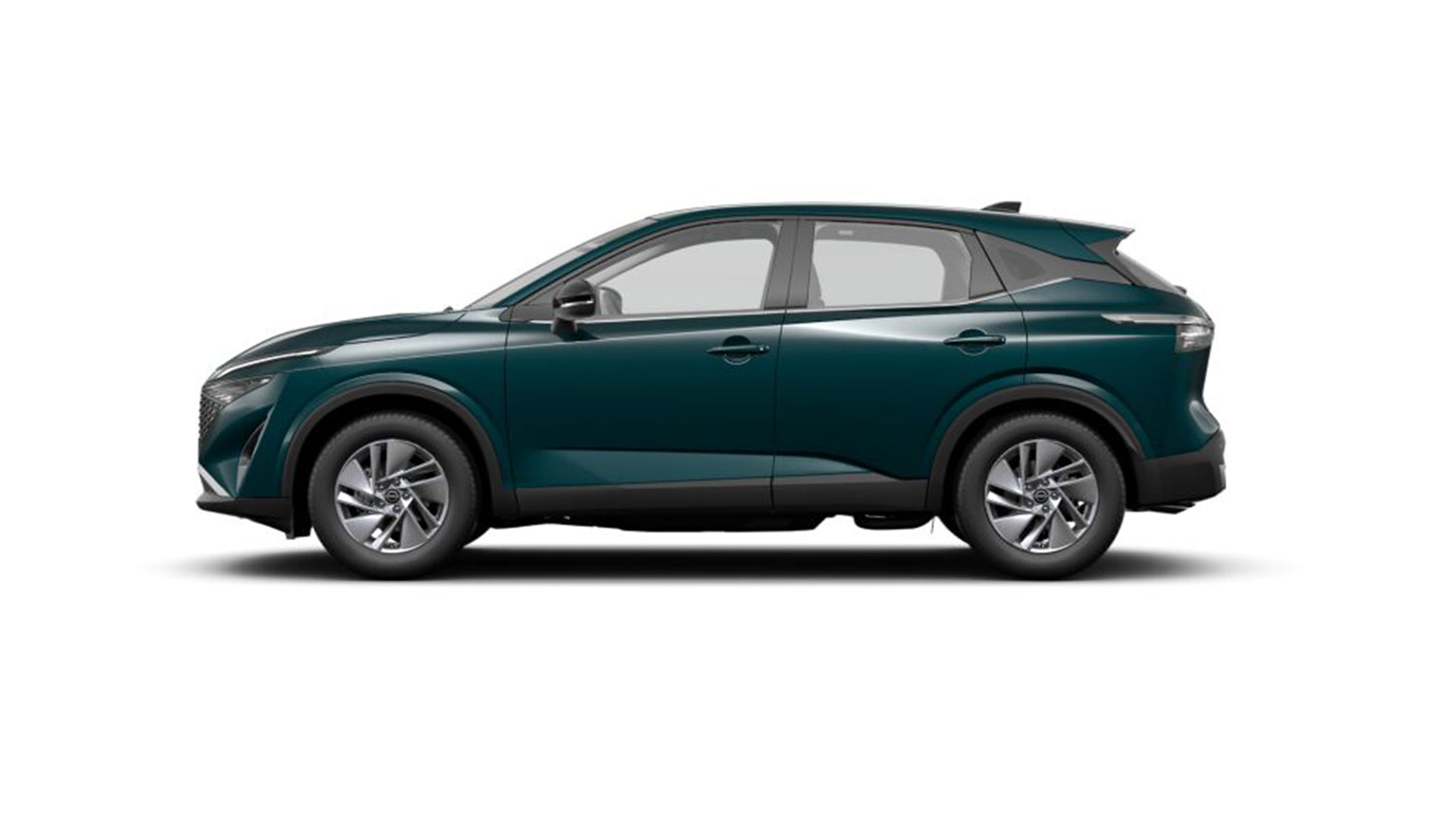 Nissan Qashqai Acenta in Deep Ocean von der Seite