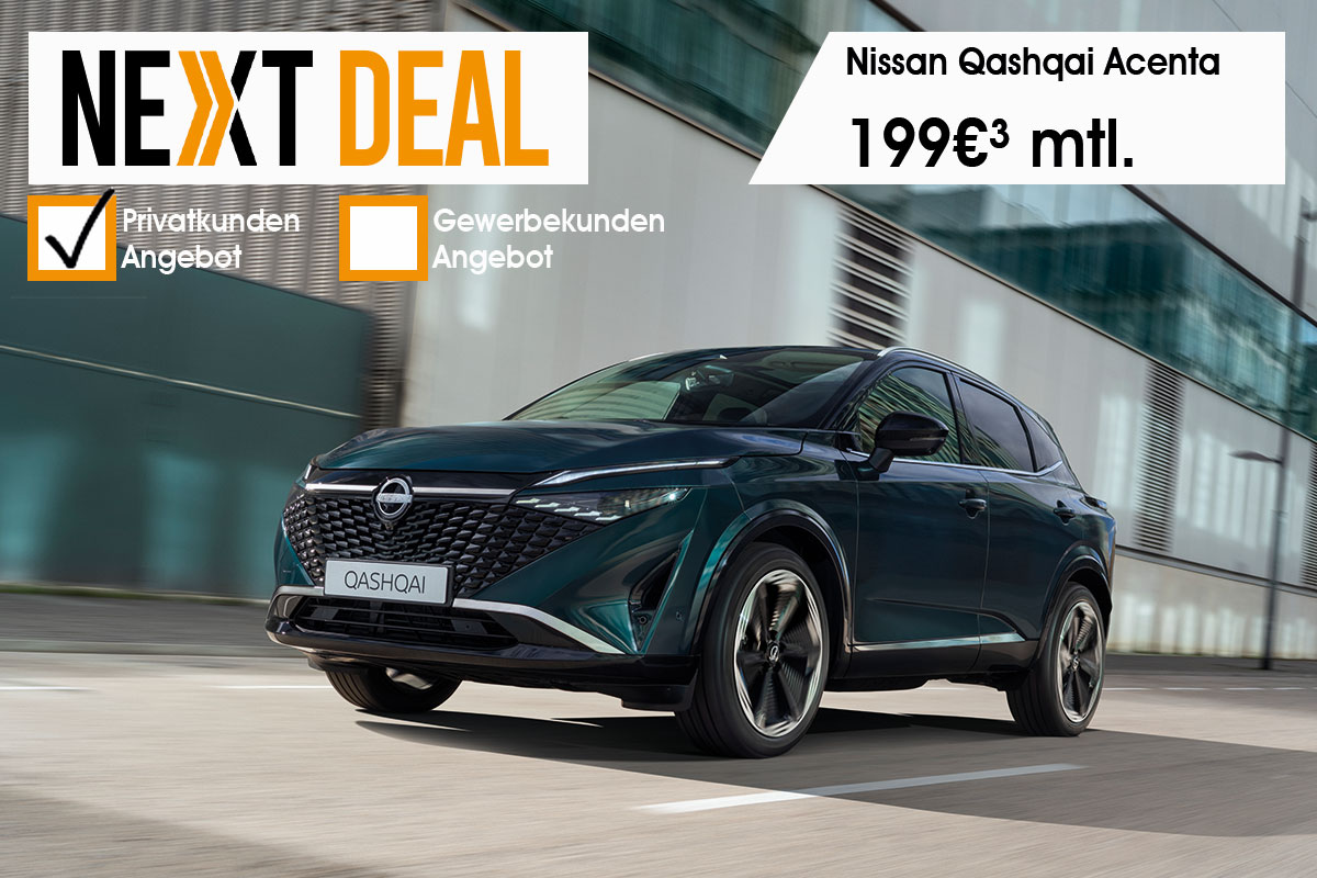 Nissan Qashqai Acenta günstig leasen