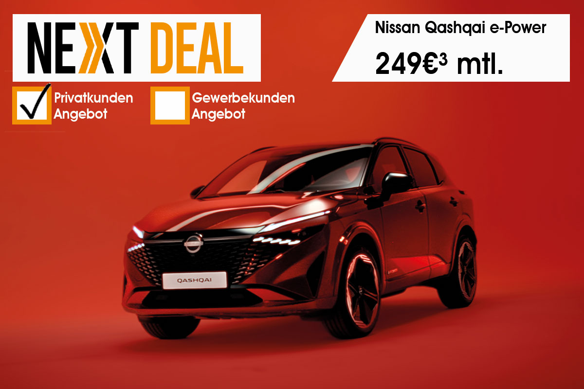 Nissan Qashqai e-Power günstig leasen