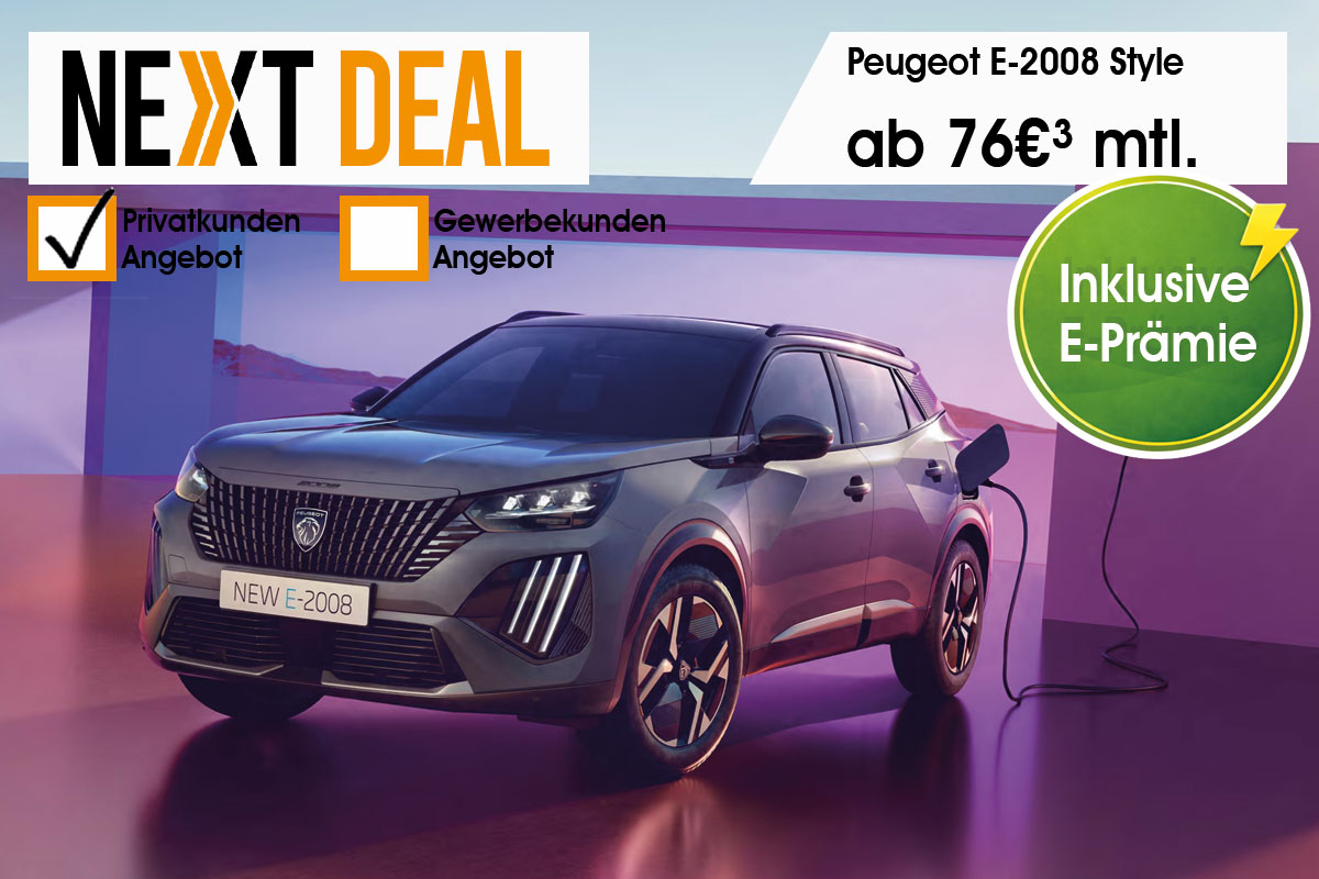 Peugeot E-2008 STYLE günstig leasen