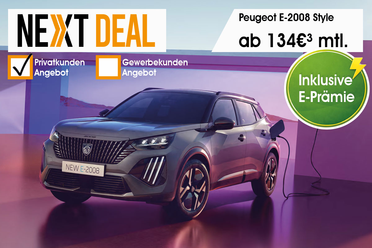 Peugeot E-2008 STYLE günstig leasen