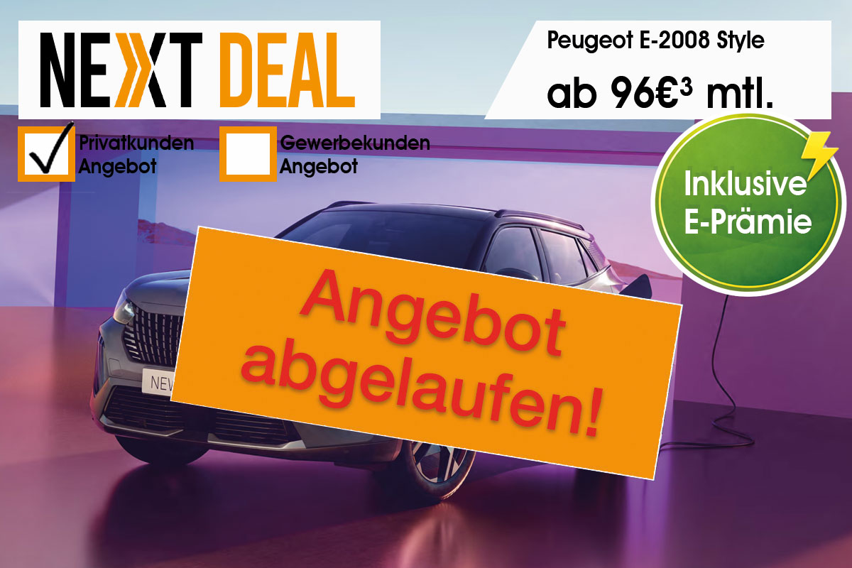 Peugeot E-2008 STYLE günstig leasen