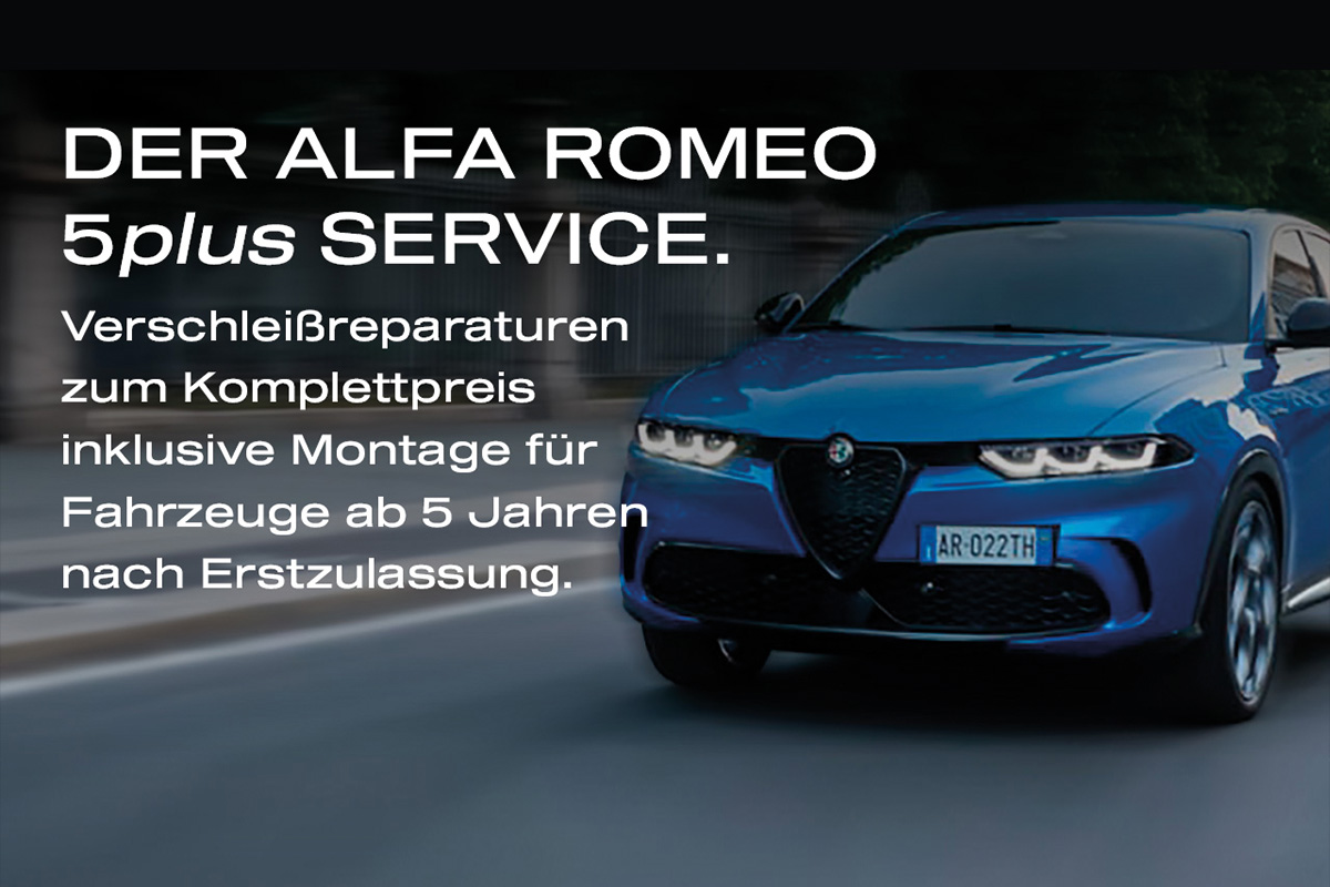 Der Alfa Romeo 5plus Service