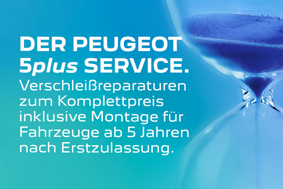 Der PEUGEOT 5plus Service