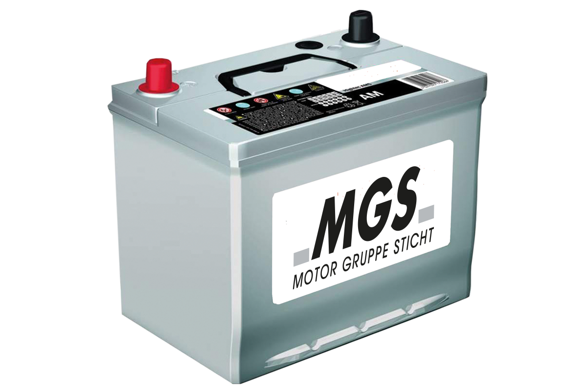 Starterbatterie mit MGS Logo
