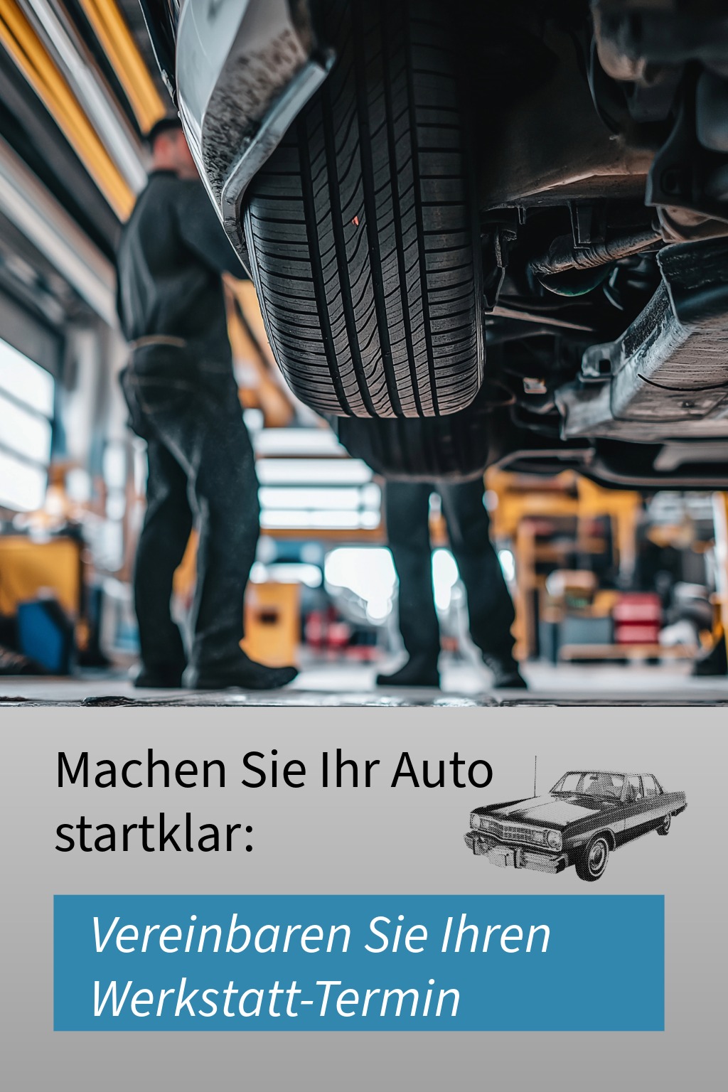 Plakat: Werkstatttermin vereinbaren